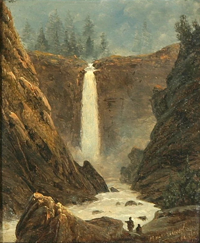 La cascata Le sette sorelle in Norvegia